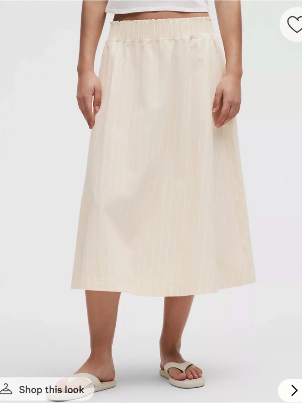 ✨ Lululemon Stretch Woven Ruffle-Waist Midi Skirt | Size M - Picture 2 of 10